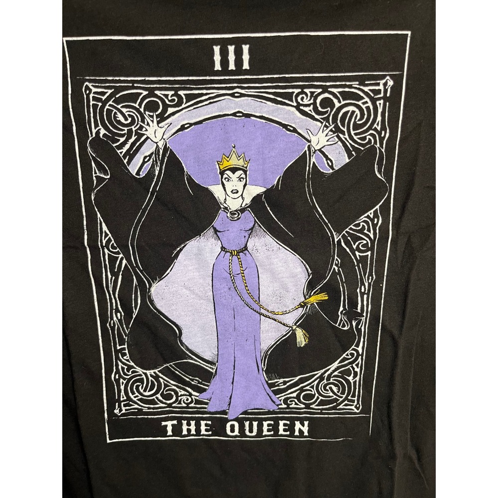 NWT Torrid Disney Evil Queen Tarot Card Classic Cotton Crew Tee 2X